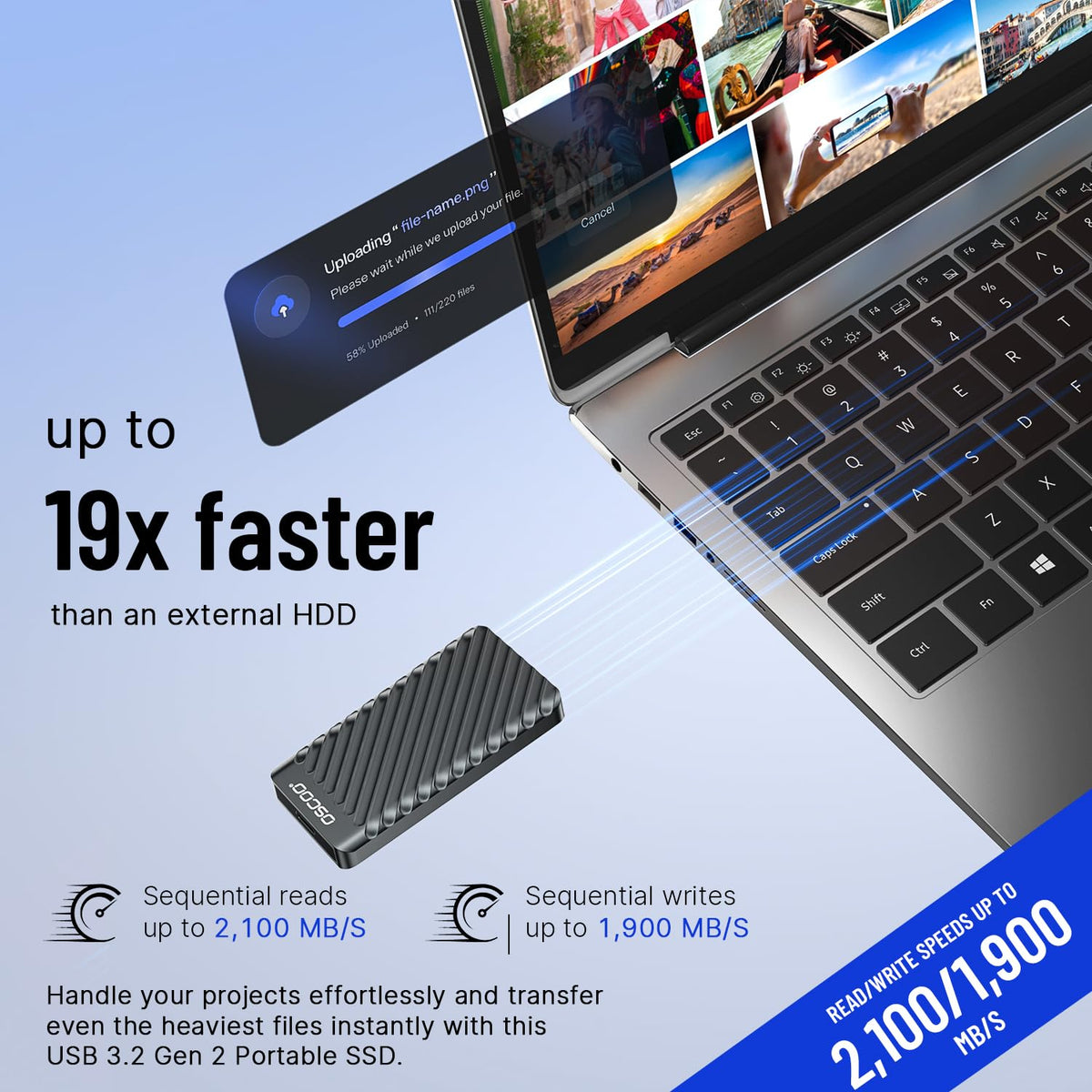 1TB USB 3.2 Gen 2 External SSD B59664