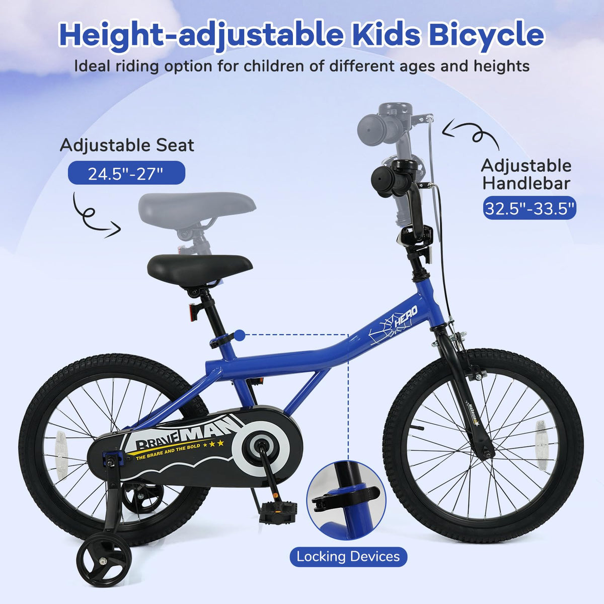 Kids Bike 12 14 16 18 Inch Bicycle R298