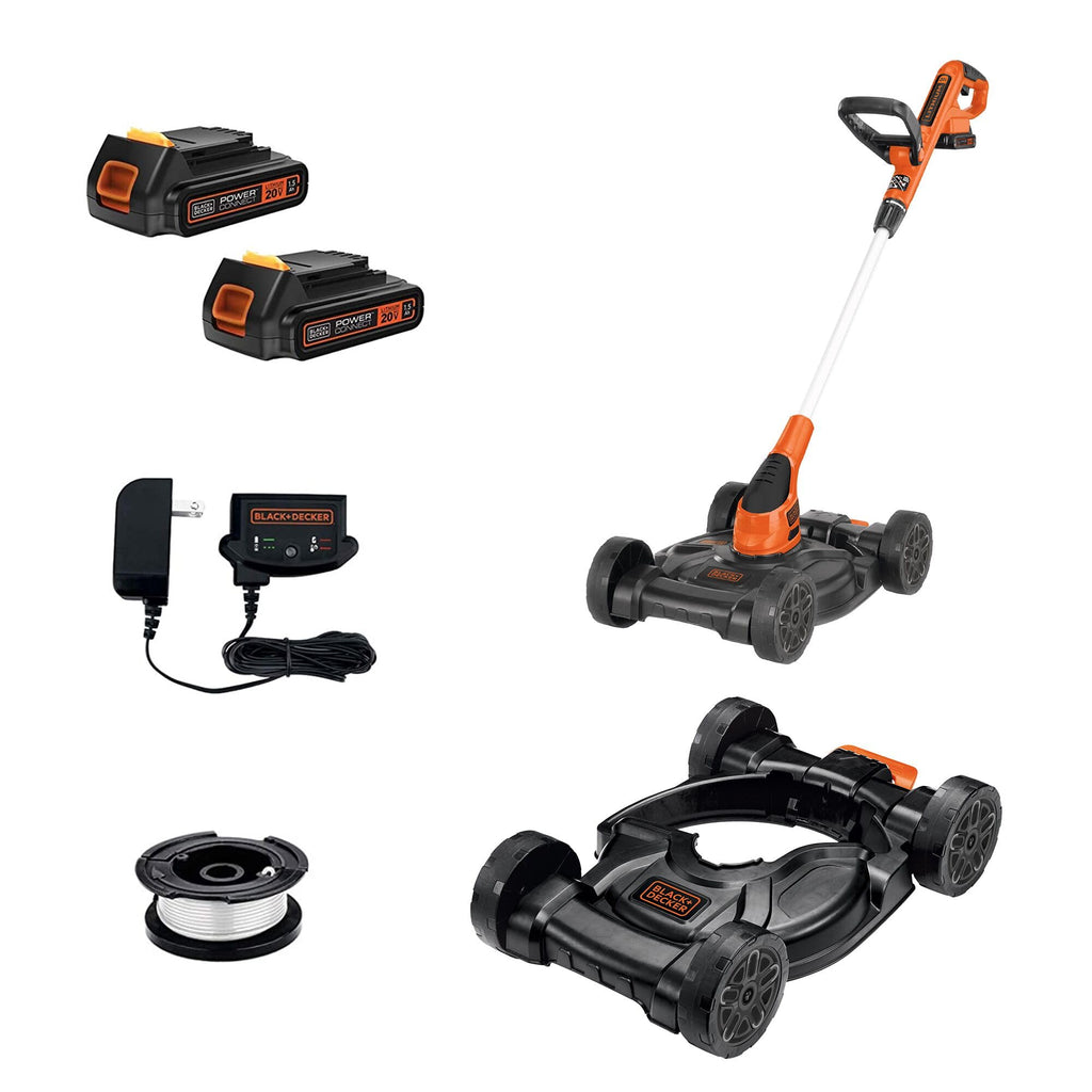 Cordless 3 in 1 Weed Eater, Lawn Edger and Lawn Mower A3373