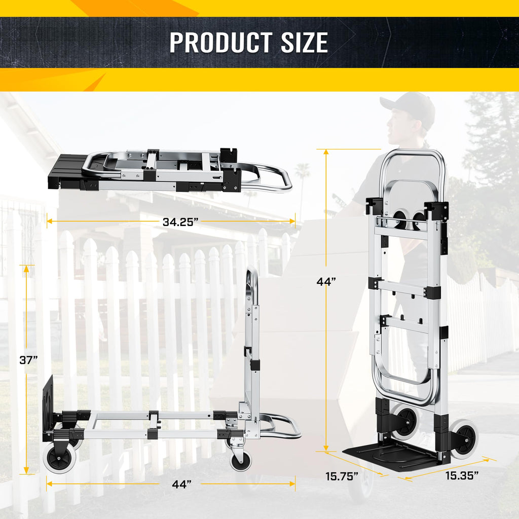 600lbs 3 in 1 Folding Hand Truck Dolly H283
