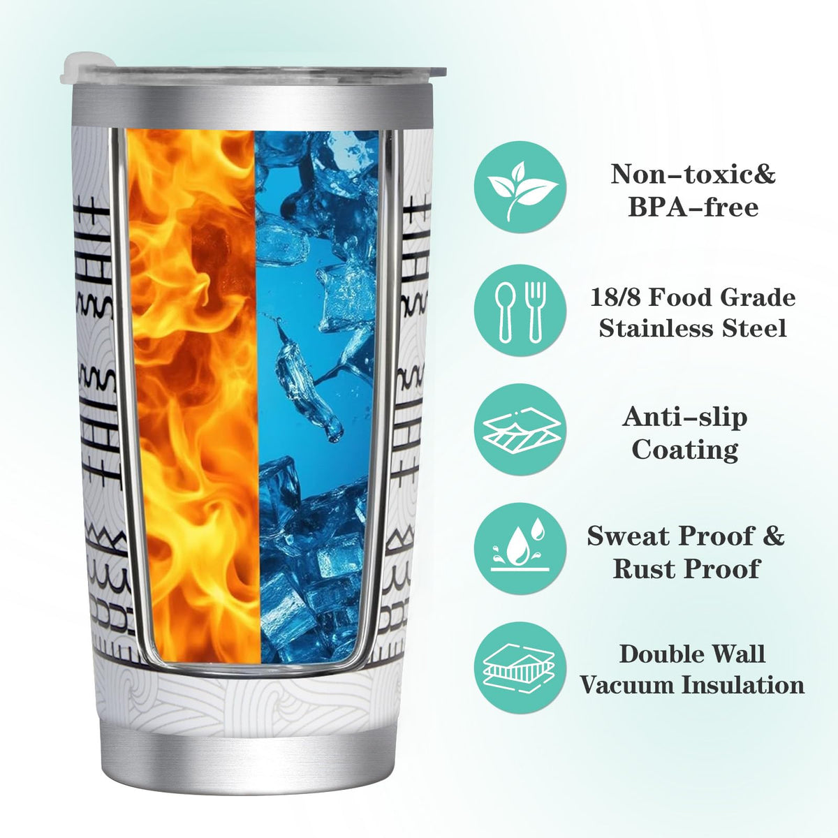 20oz Stainless Steel Travel Tumbler X1435