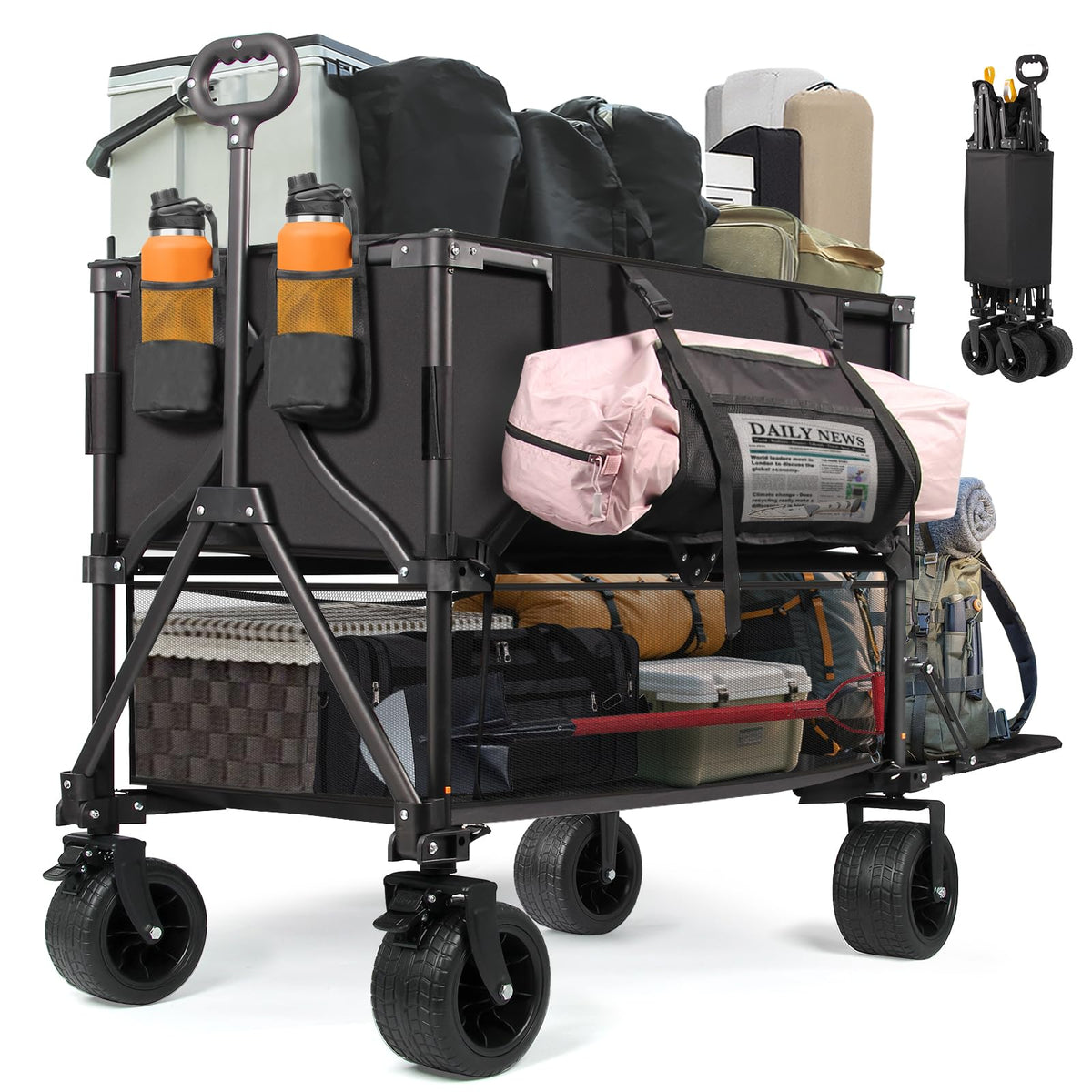 Heavy Duty Collapsible Double Decker Wagon N563