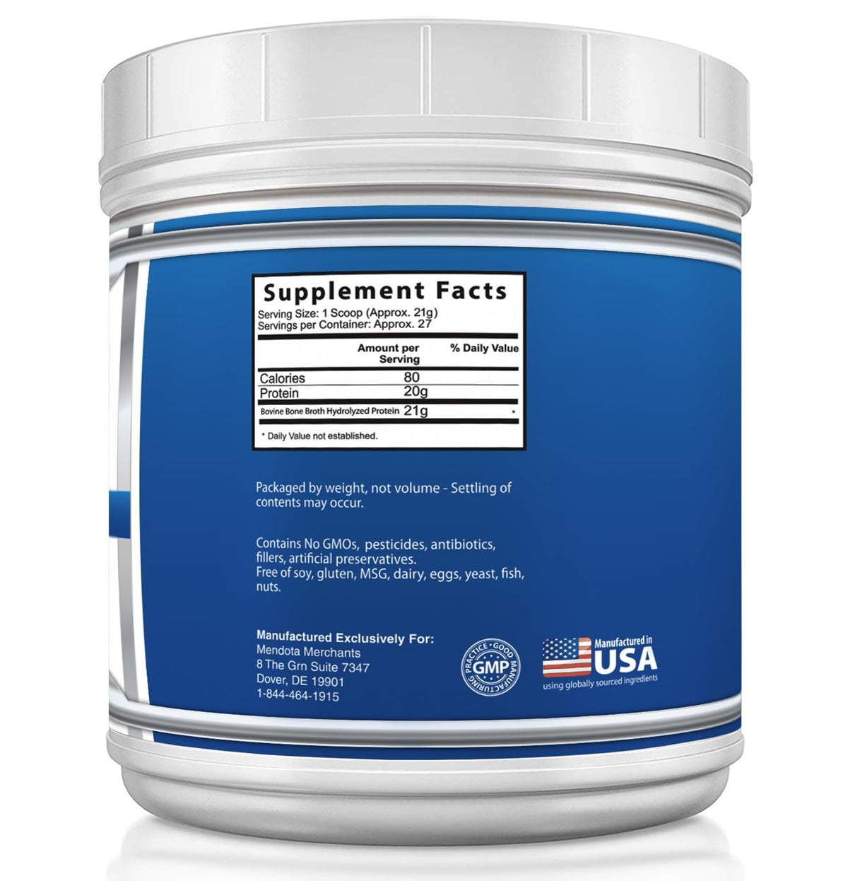 Beef Protein Powder 1.25 lb Unflavored C71325