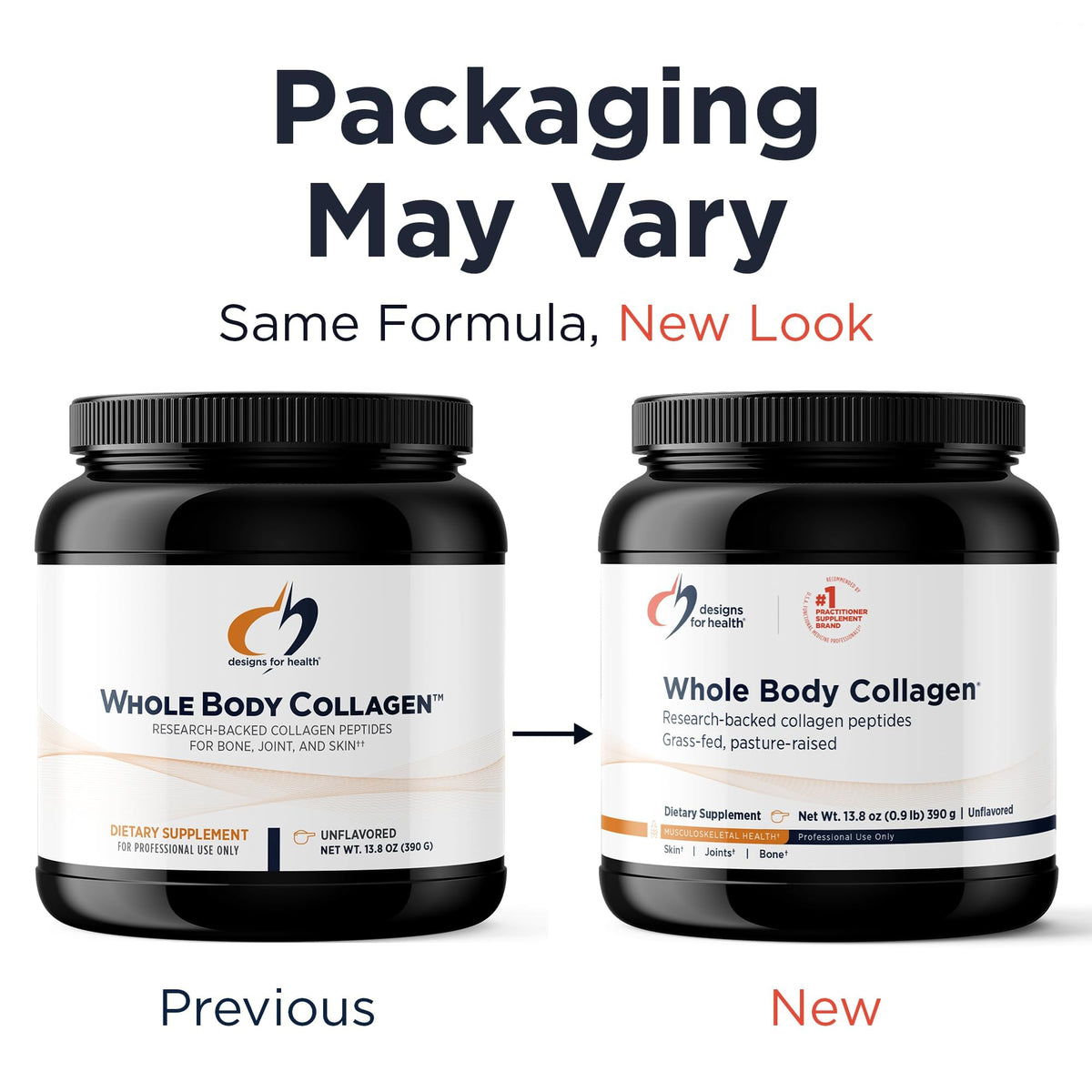 Hydrolyzed Collagen Peptides Powder Unflavored 30 Servings W70291