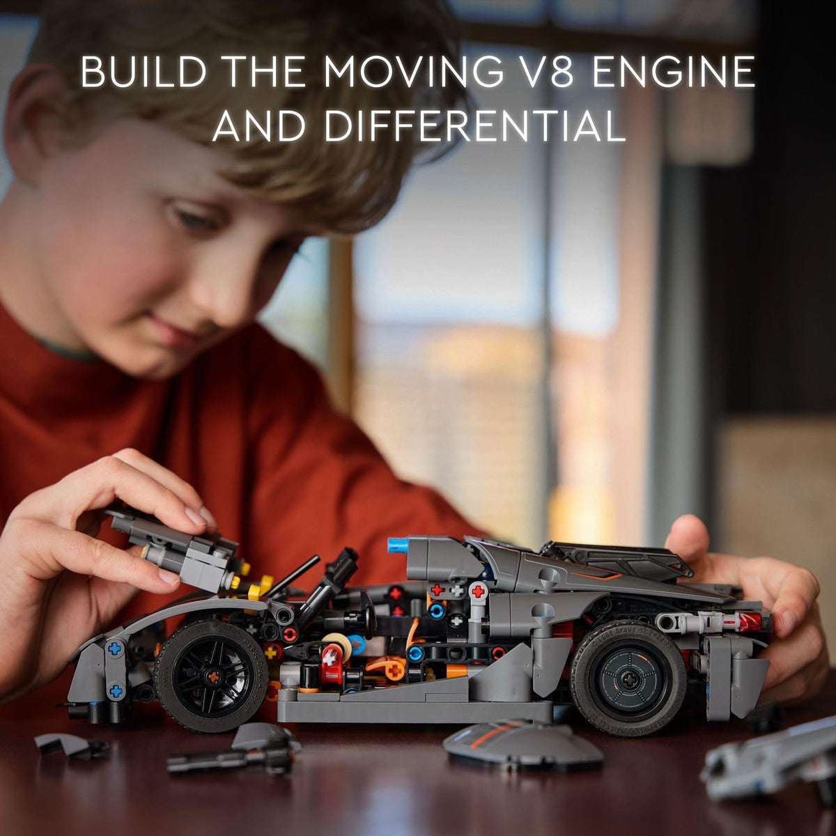 Grey Hypercar Building Set N213609