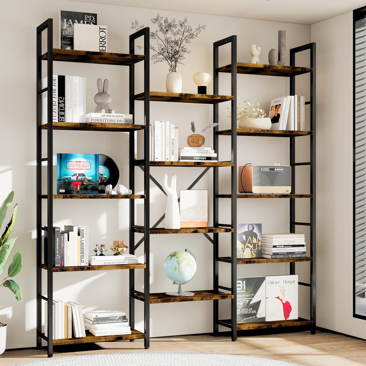 5 Tier Bookshelf T3659