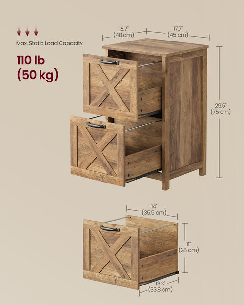 2-Drawer File Cabinet L640572