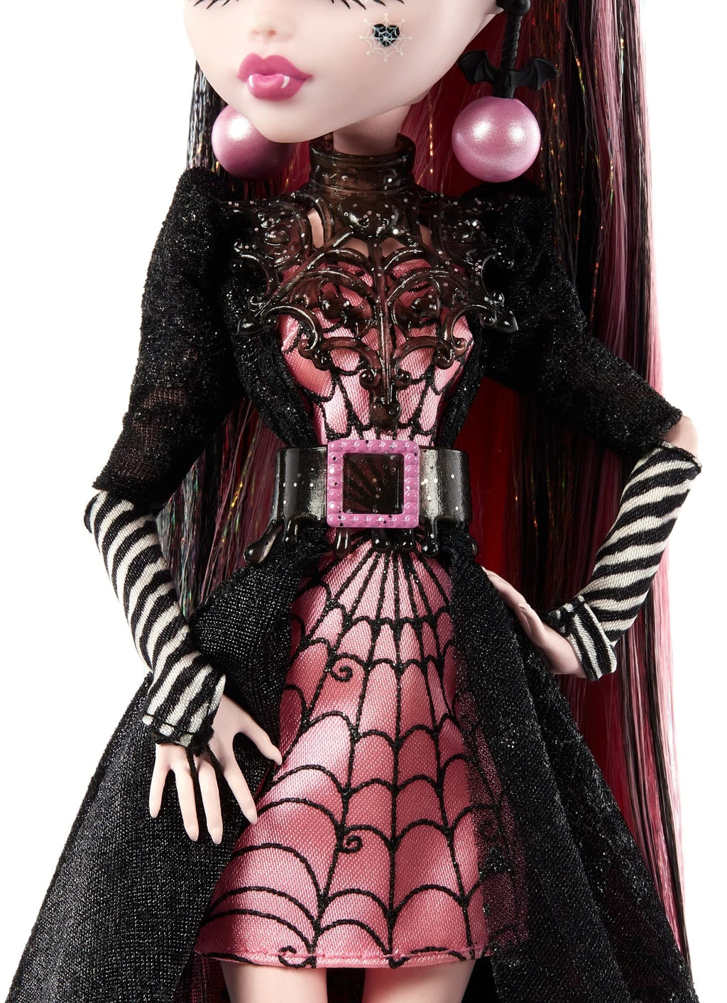 Pink and Black Gown Doll A51199