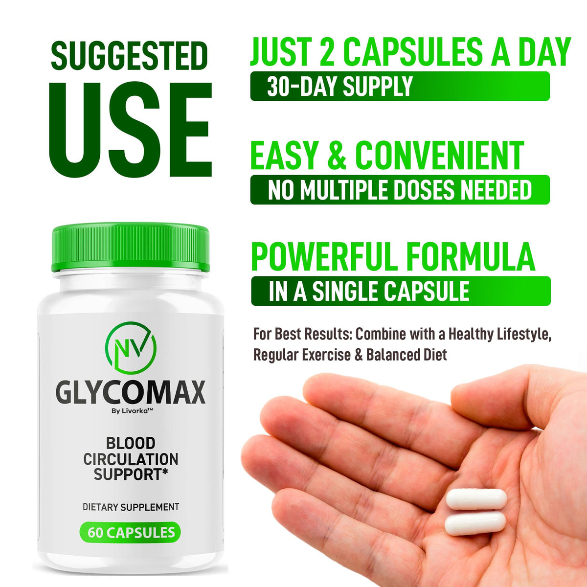 All Natural Capsules Supplement, 300 Capsules R78607