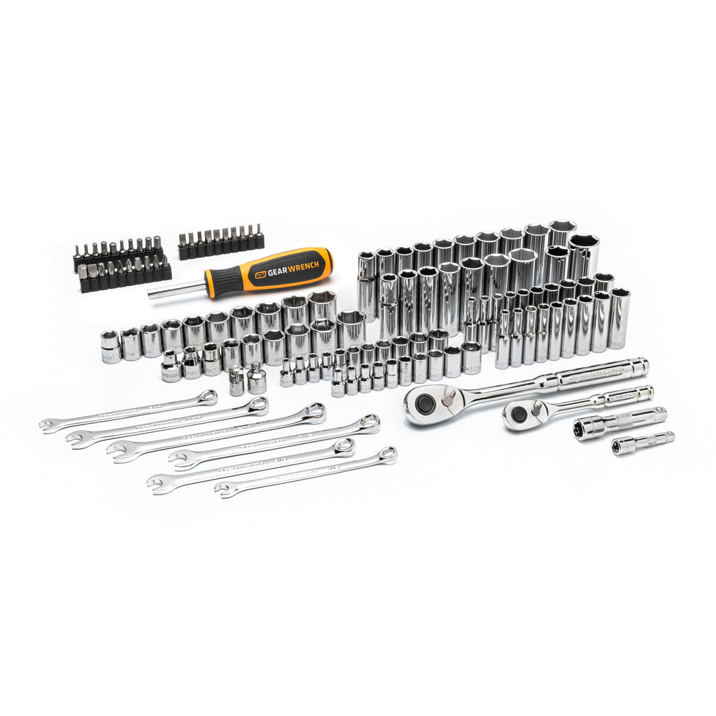 121 Piece SAE/Metric Mechanics Hand Tool Set S644
