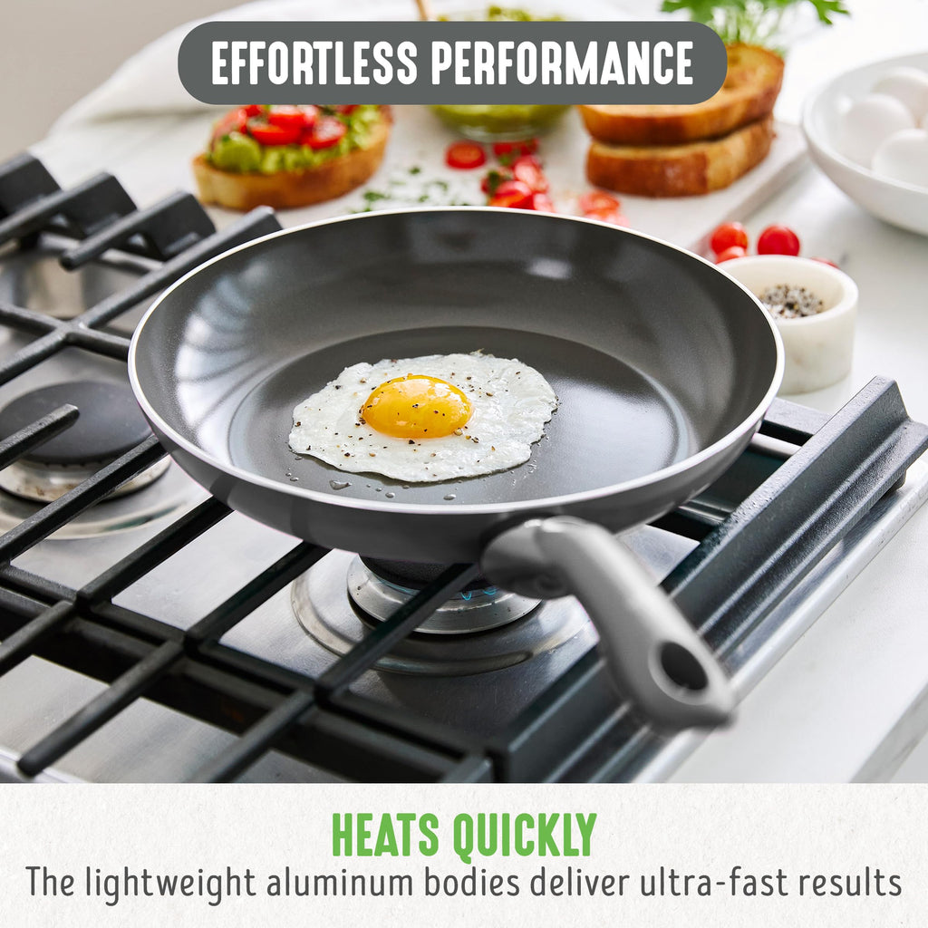 12 Piece Ceramic Nonstick Cookware Set O567