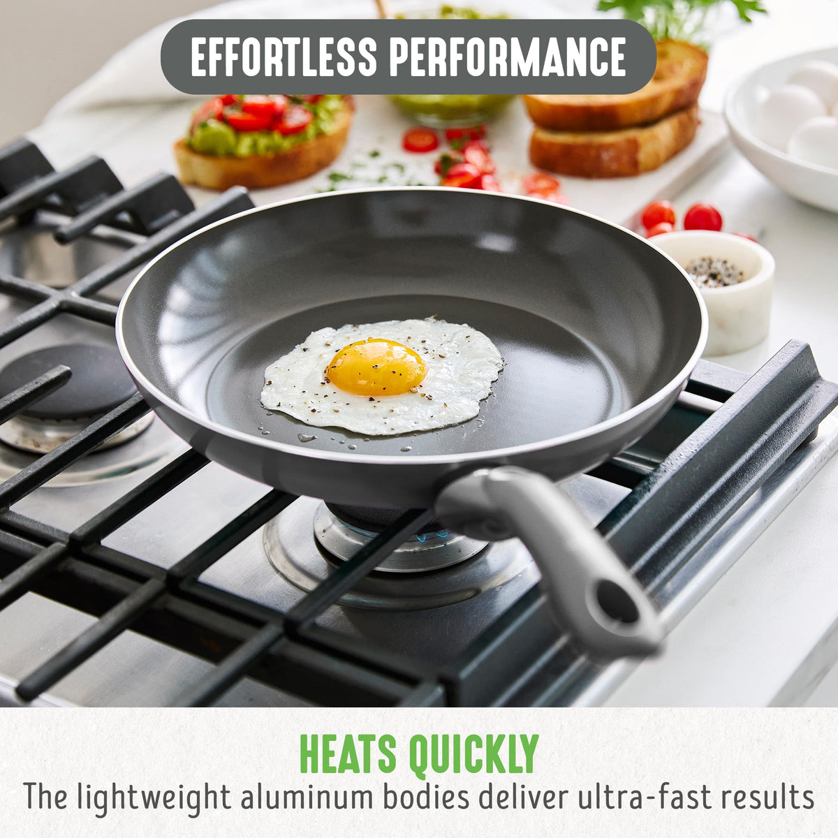 12 Piece Ceramic Nonstick Cookware Set O567