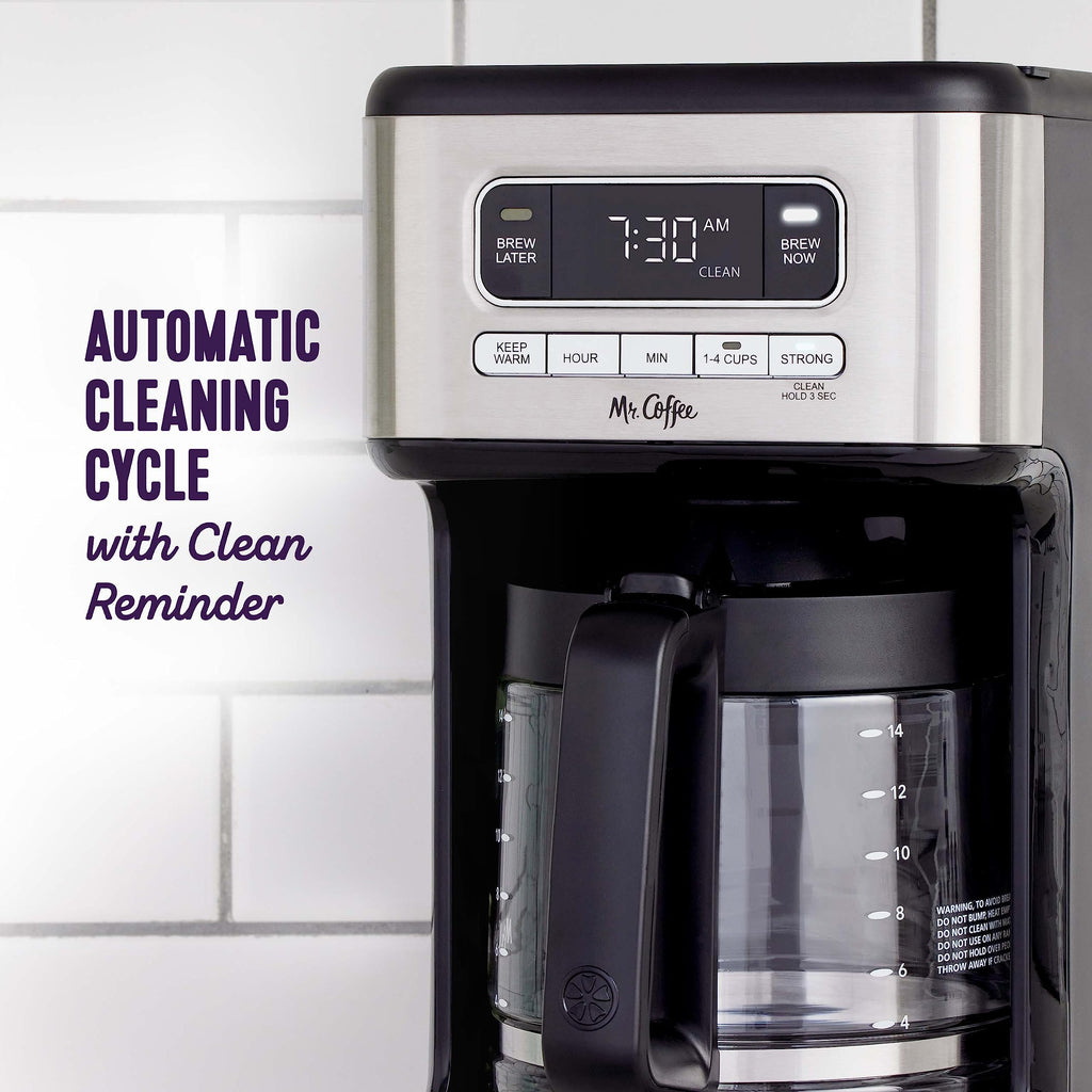 14 Cup Programmable Coffee Maker Stainless Steel T319424