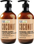 Sulfate Free Coconut Shampoo and Conditioner Set 16 Fl Oz E626