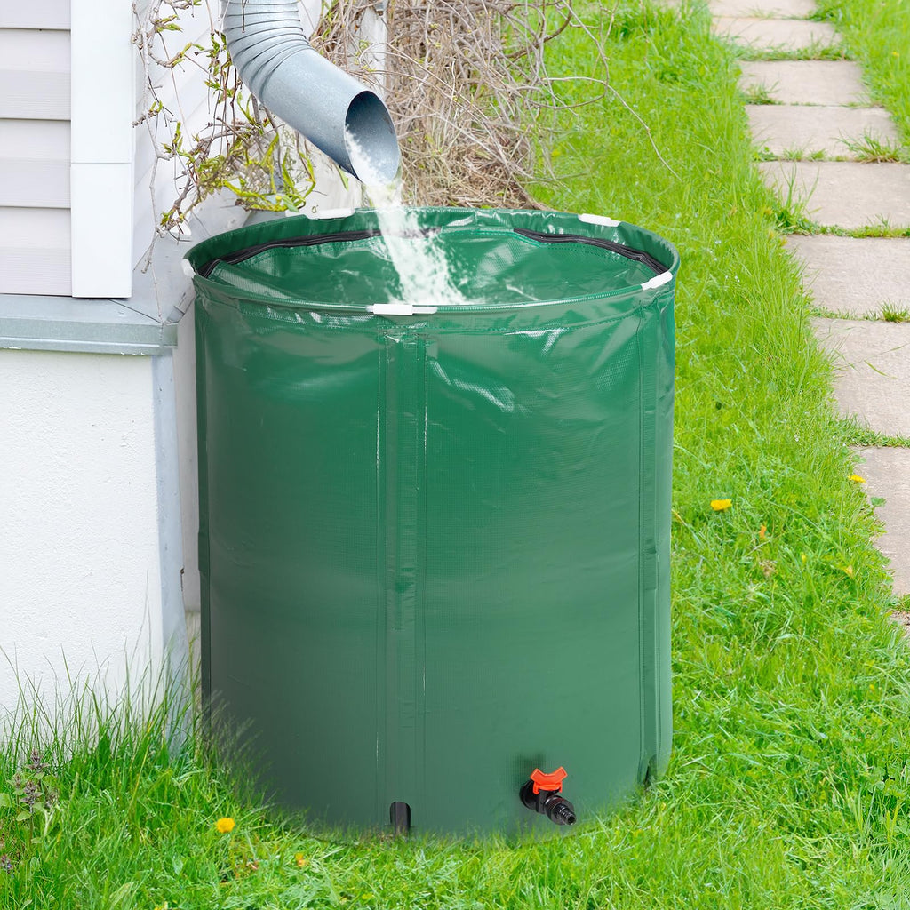 50 Gallon Foldable PVC Rain Barrel with Filter K524024