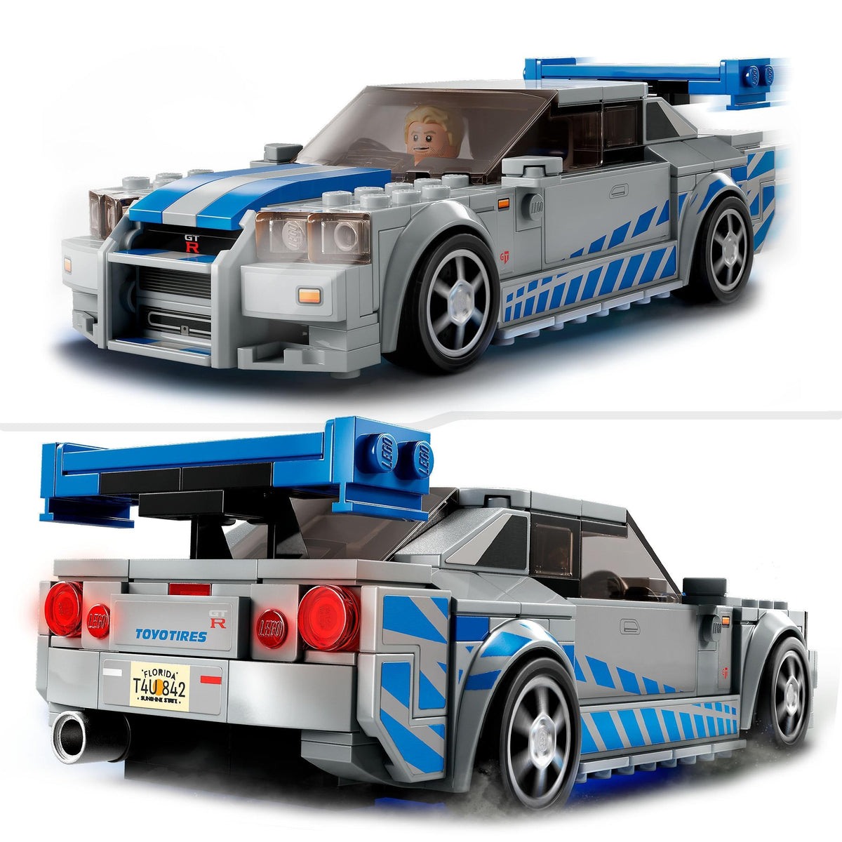 Nissan Skyline GT-R R34 Race Car Toy Building Kit W594257