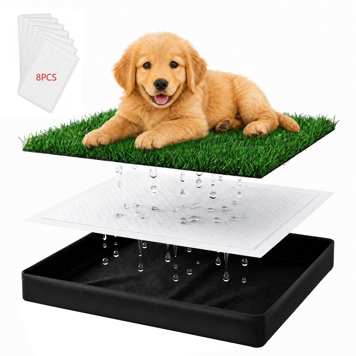 Dog Grass Pad with Tray O5710