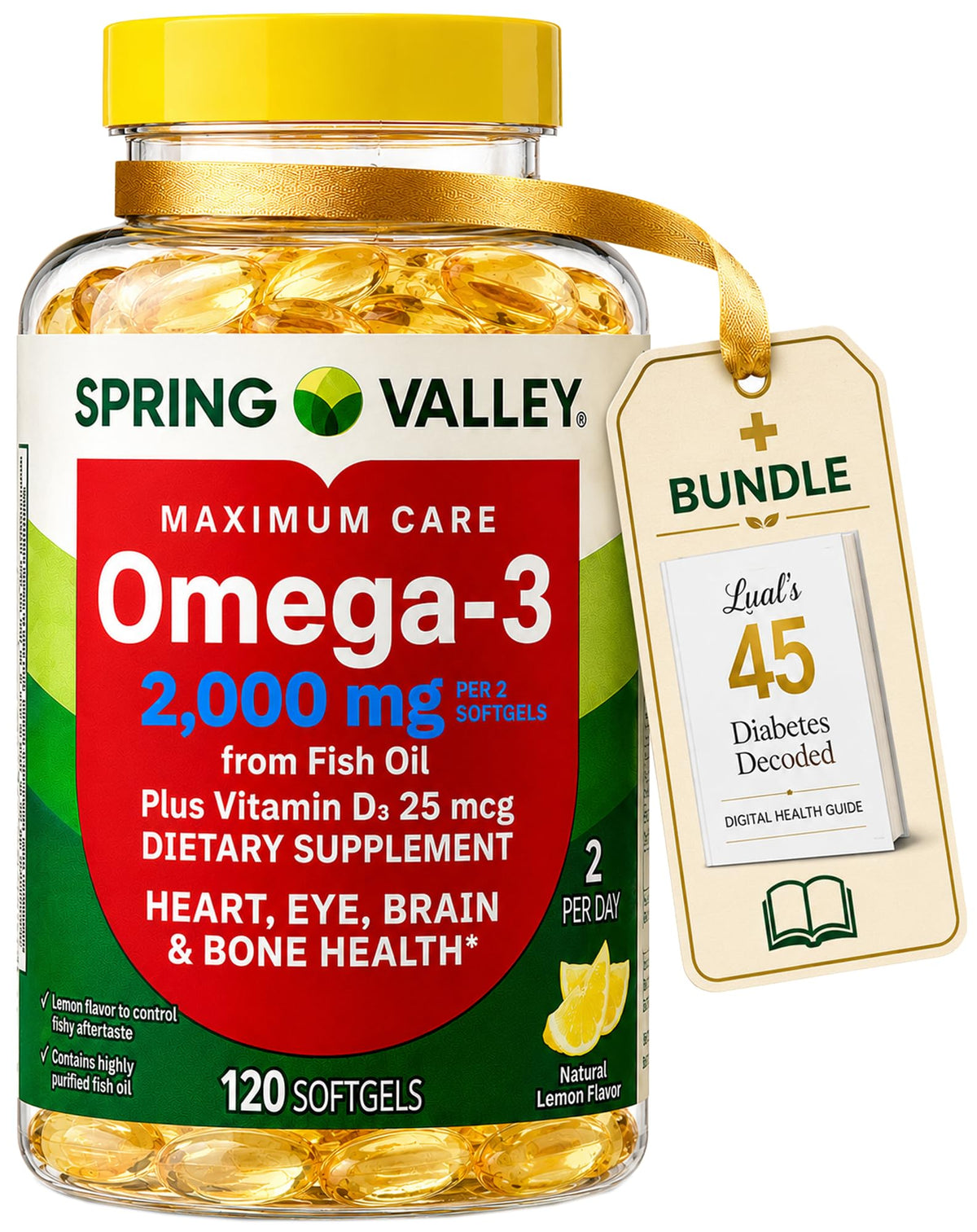 Omega-3 Fish Oil 2000 mg EPA DHA X9817