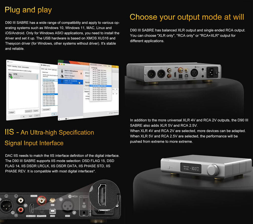 Black Desktop DAC Preamp V666