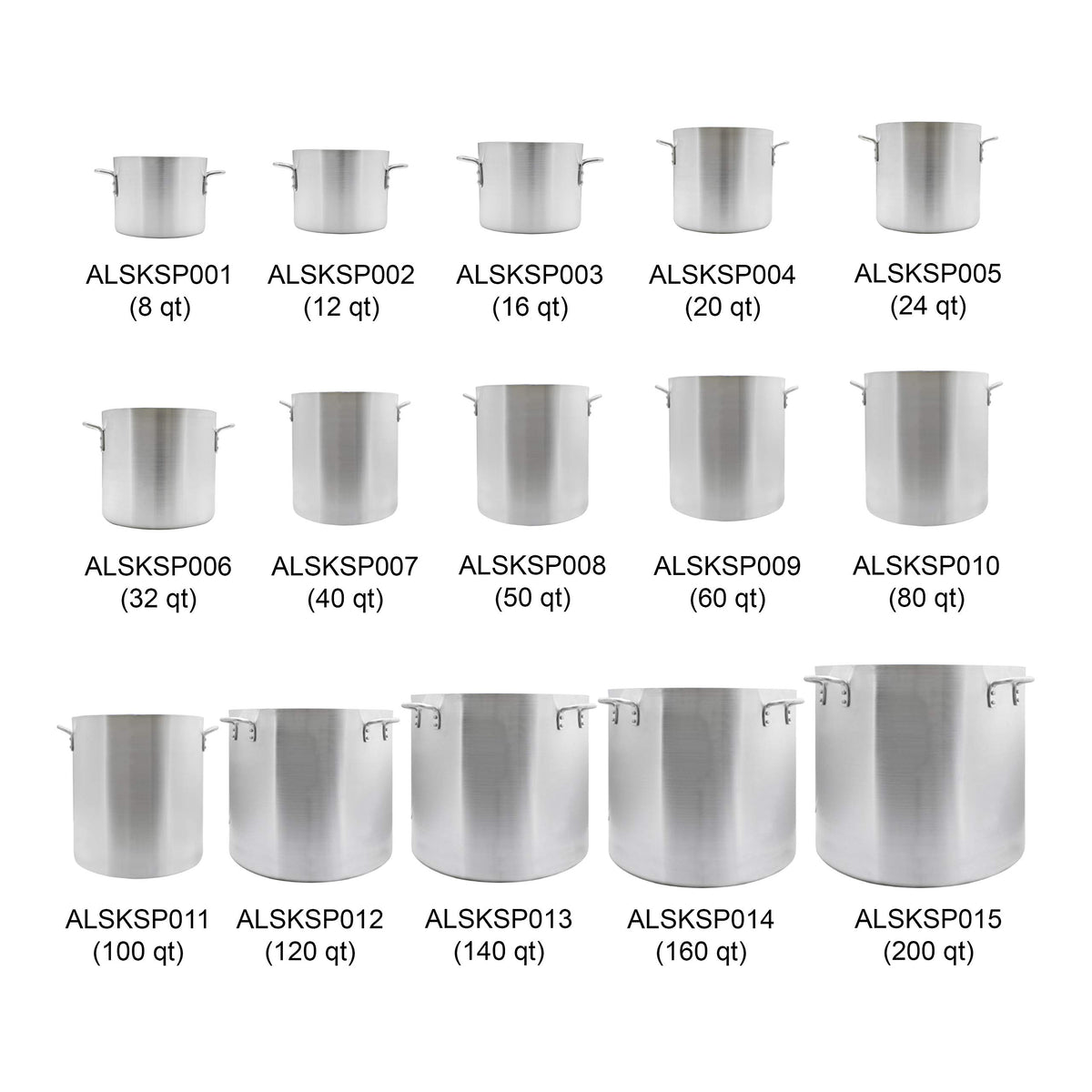 60 Quart Aluminum Stock Pot P382259