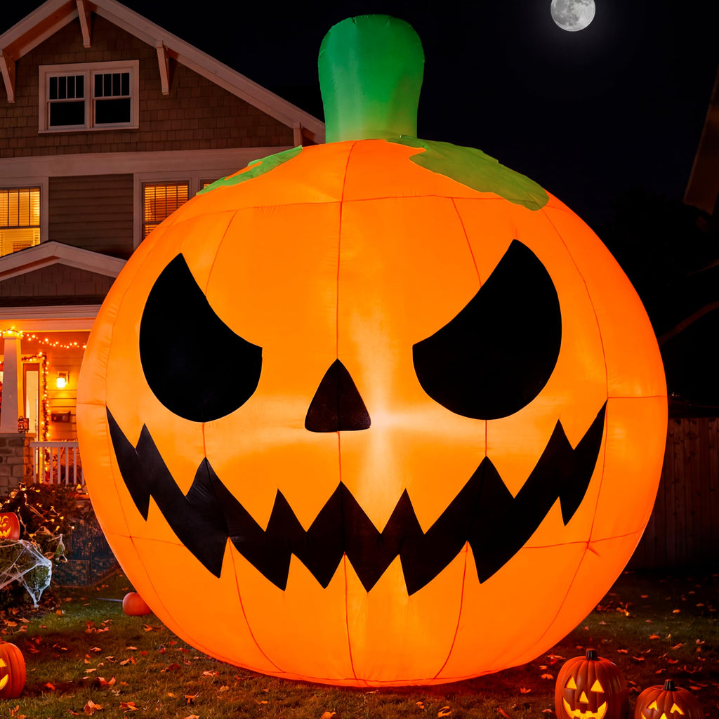 10FT Tall Inflatable Pumpkin with Built-in LED Lights Z618