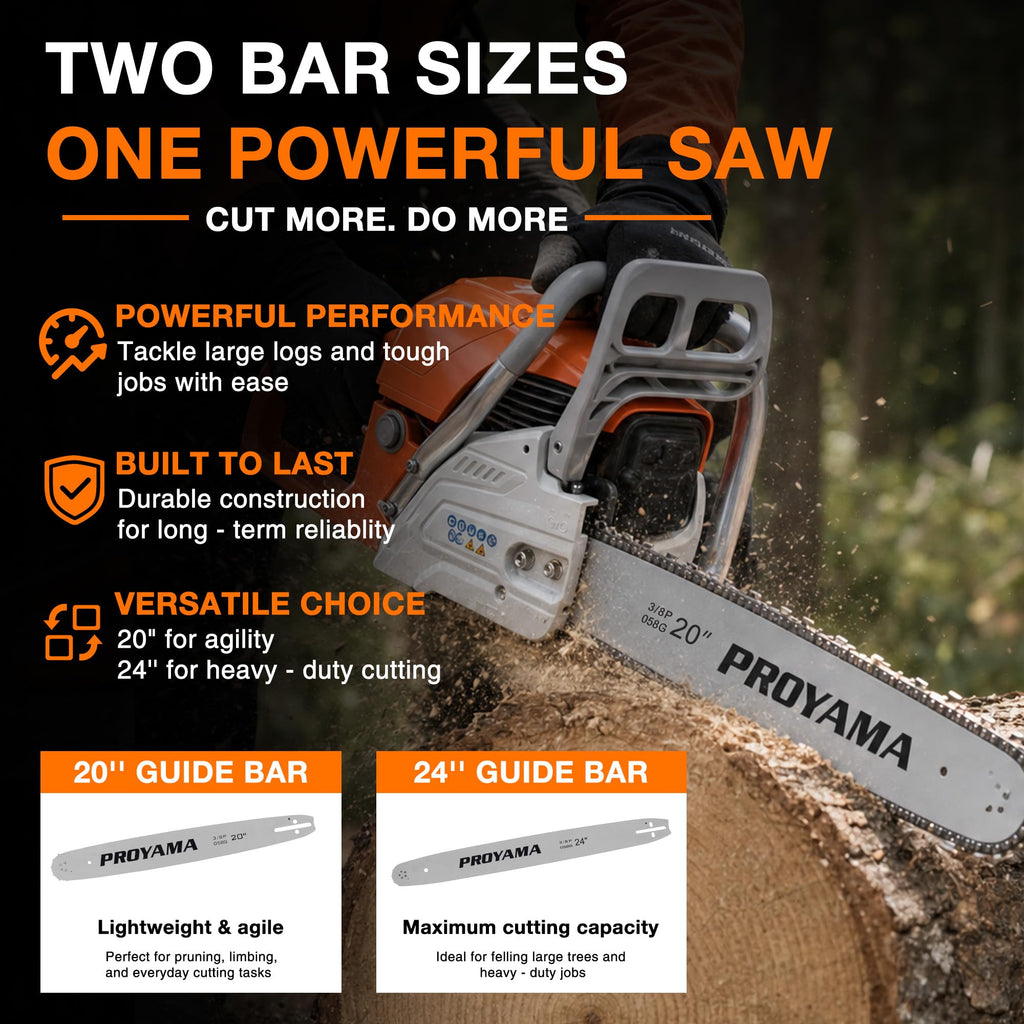 68CC Gas Powered Chainsaw O4047