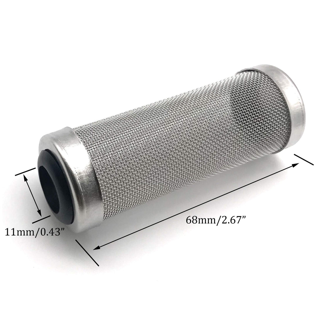 Aquarium Fish Tank Intake Strainer Stainless Steel 11mm R603190