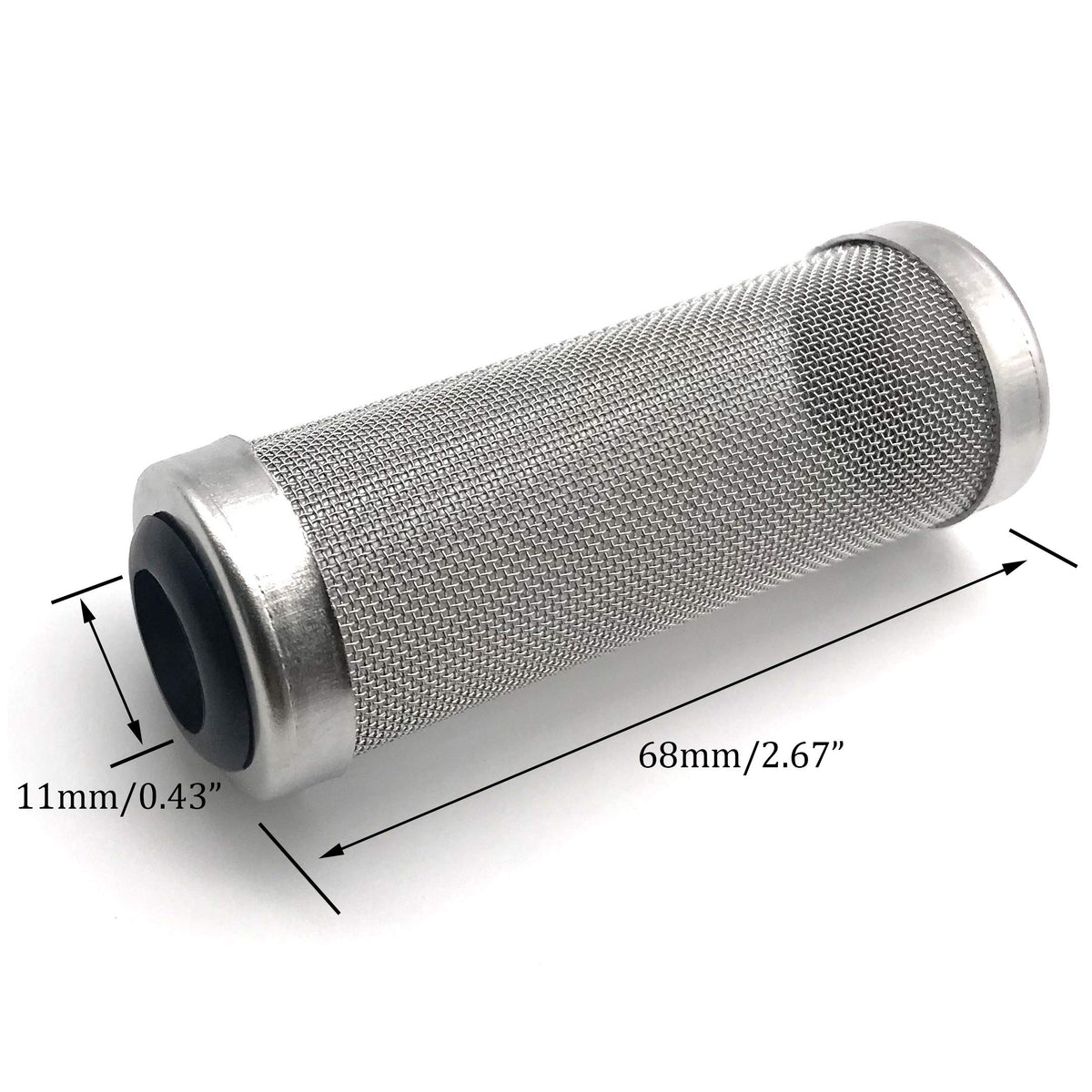 Aquarium Fish Tank Intake Strainer Stainless Steel 11mm R603190