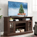 Espresso TV Stand with Storage S936498