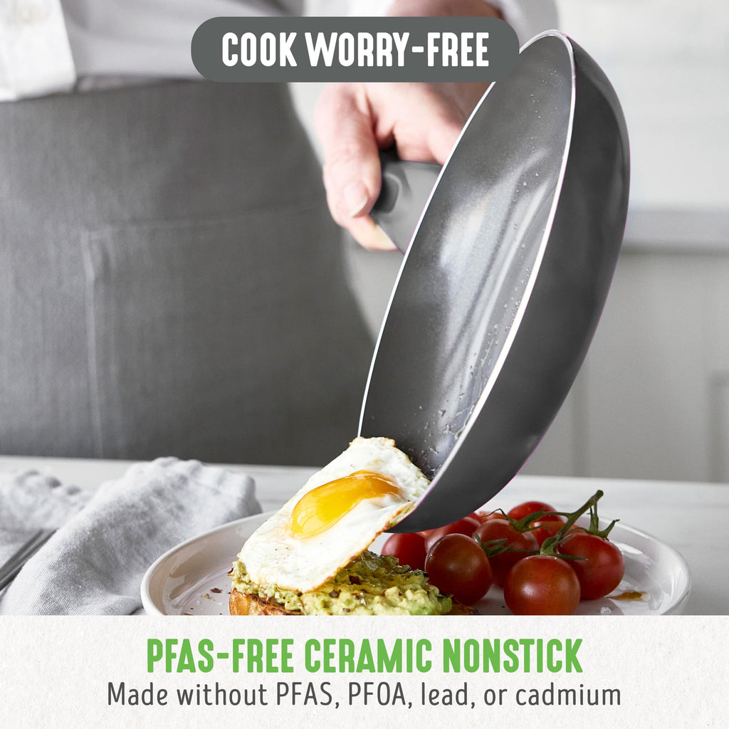 12 Piece Ceramic Nonstick Cookware Set O567