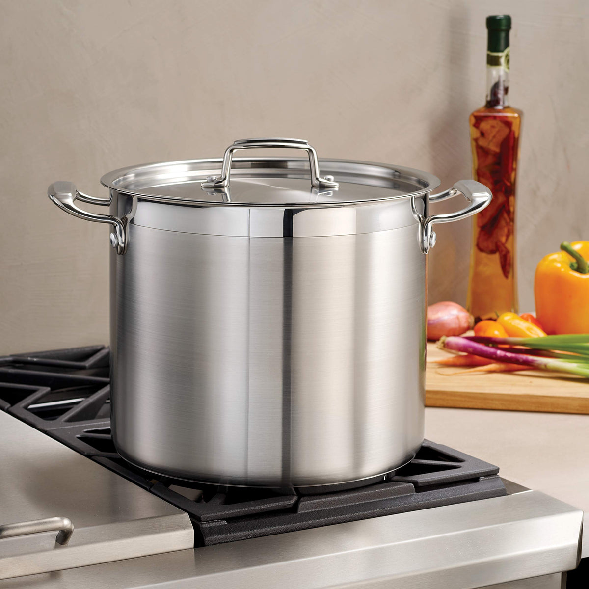 Stainless Steel 12-Quart Stock Pot with Lid N51796