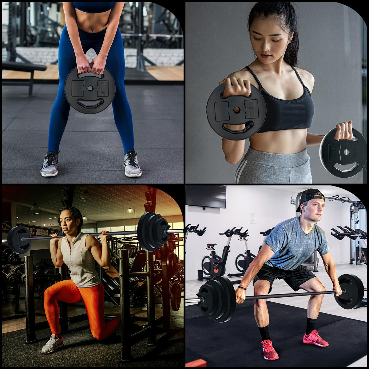 Adjustable Barbell Weight Set Q86966