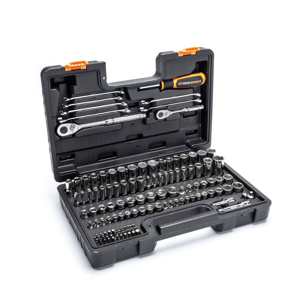 121 Piece SAE/Metric Mechanics Hand Tool Set S644