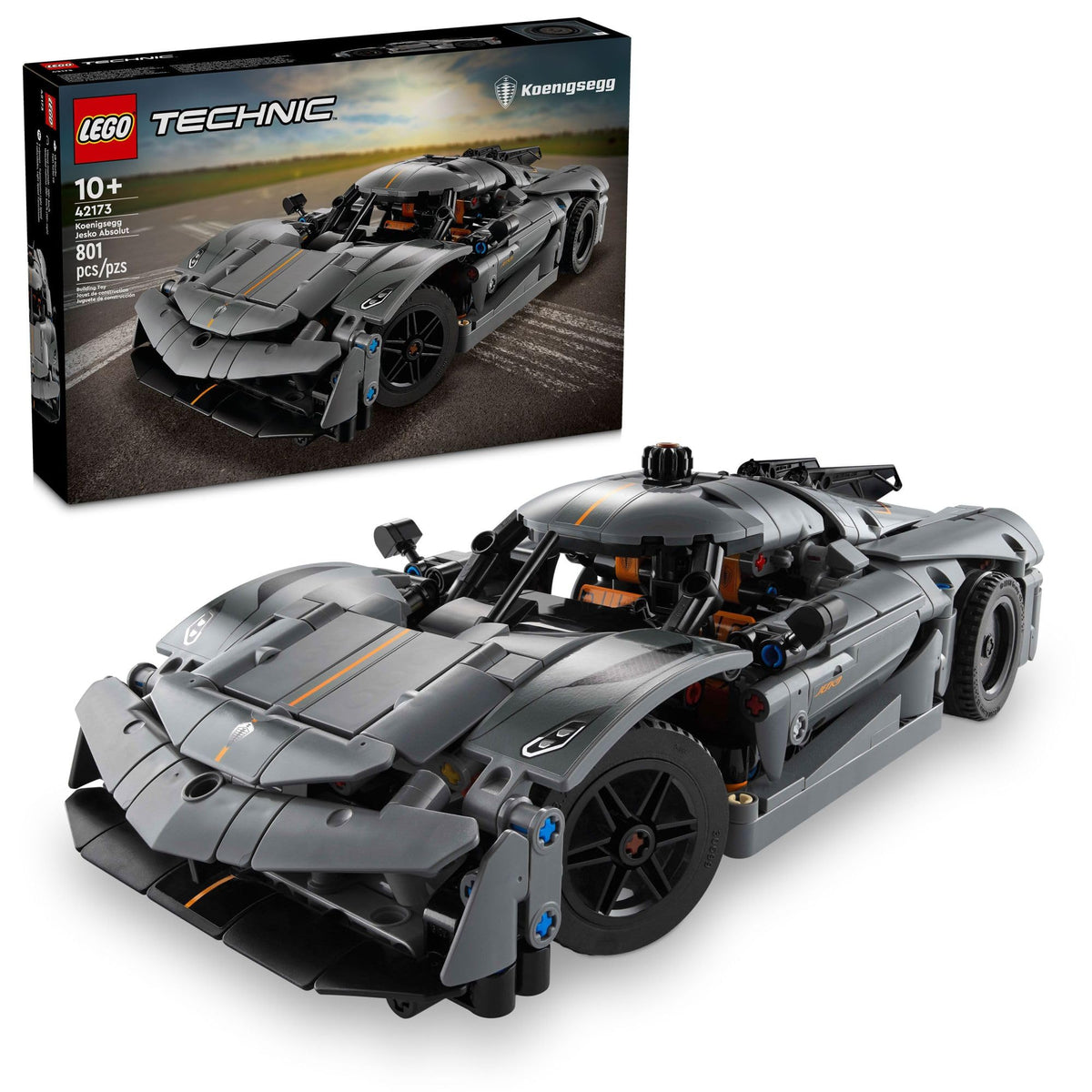 Grey Hypercar Building Set N213609