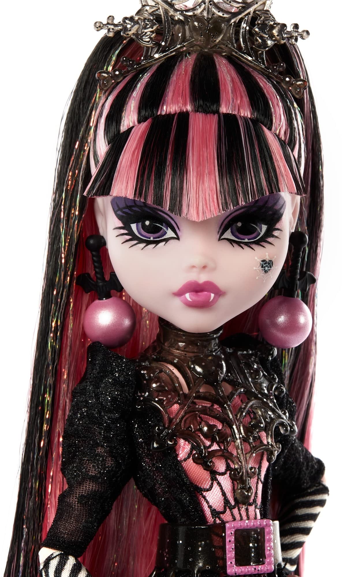 Pink and Black Gown Doll A51199