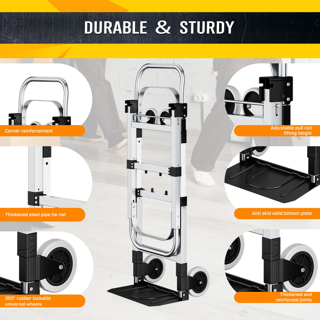600lbs 3 in 1 Folding Hand Truck Dolly H283