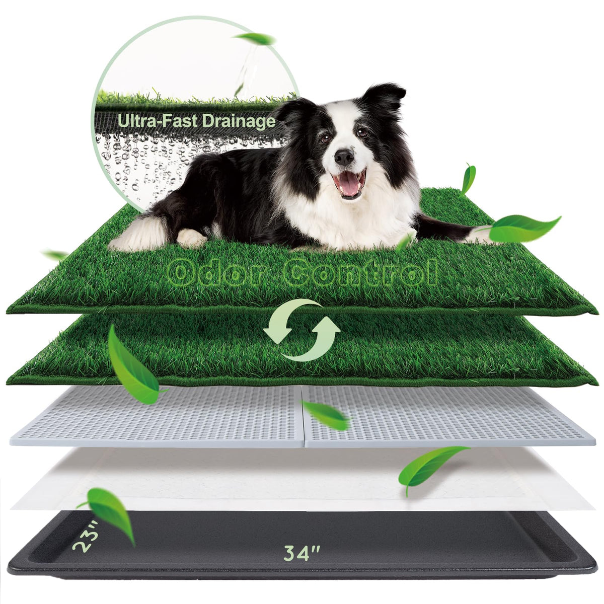 Dog Grass Pad with Tray C76229