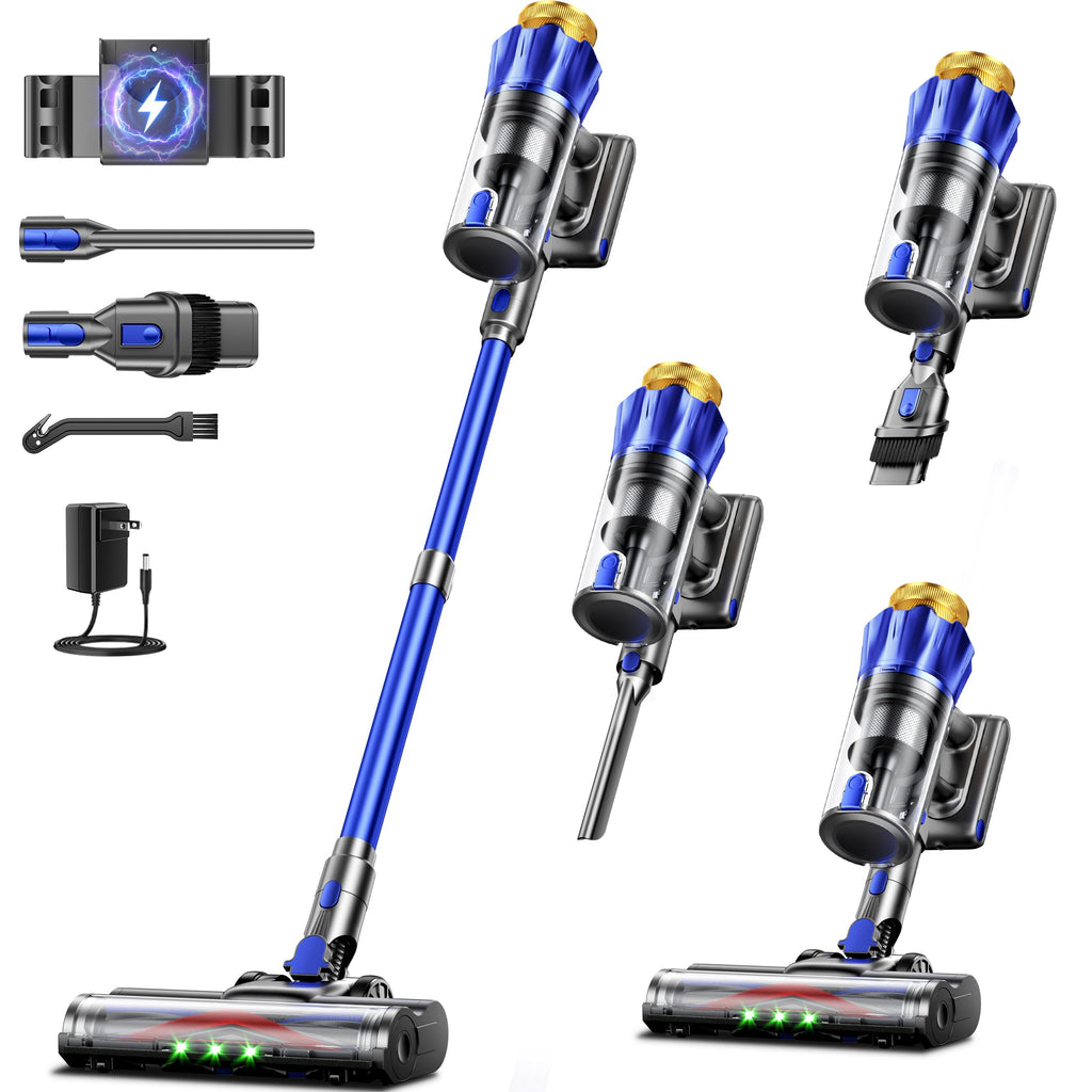 650W 55KPa Cordless Stick Vacuum Cleaner with Anti-Tangle Brush J683819