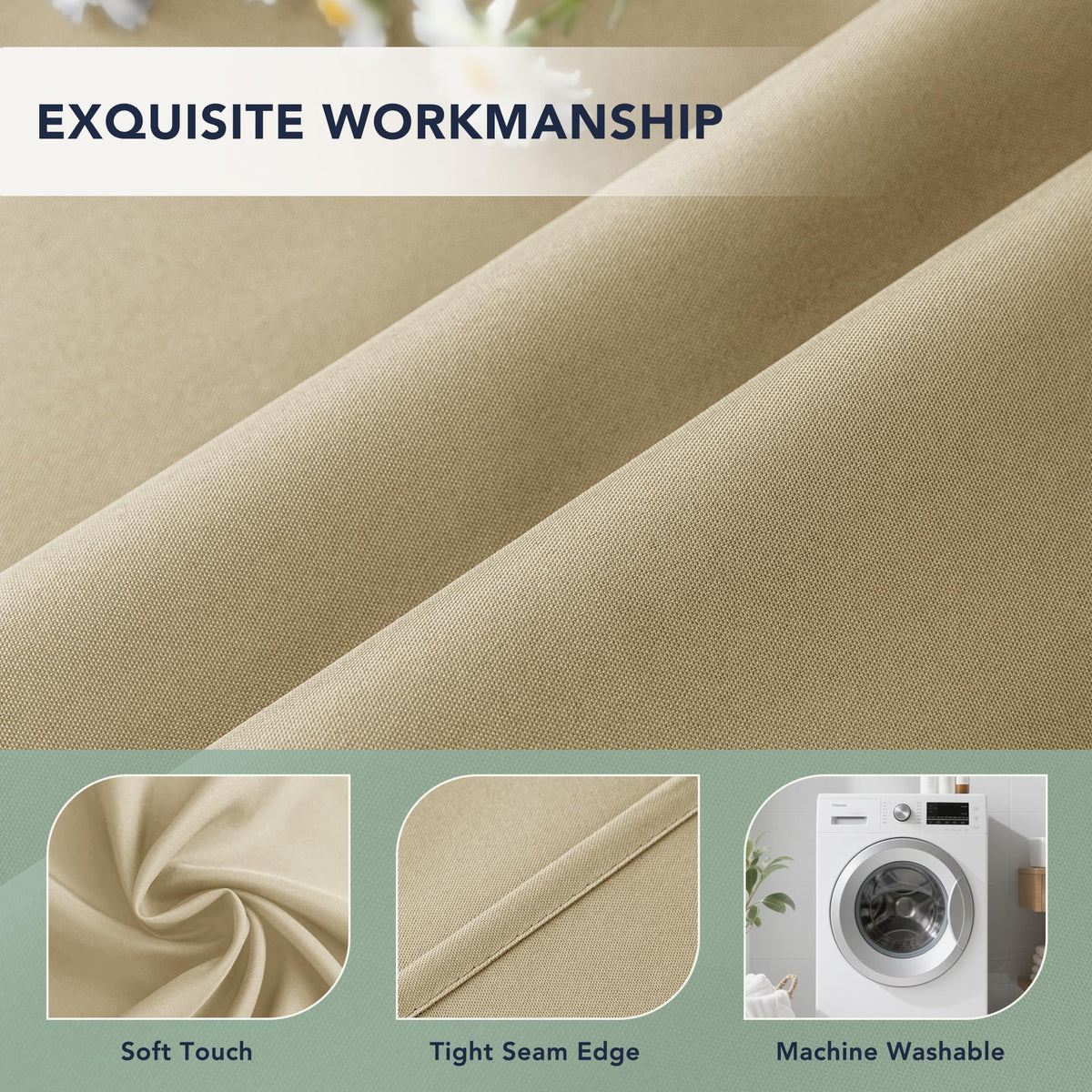 Waterproof Outdoor Curtains 6 Panels V292