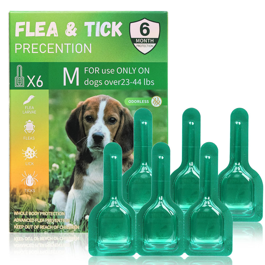 Flea and Tick Prevention for Dogs 5-43 lbs 6 Doses S49803