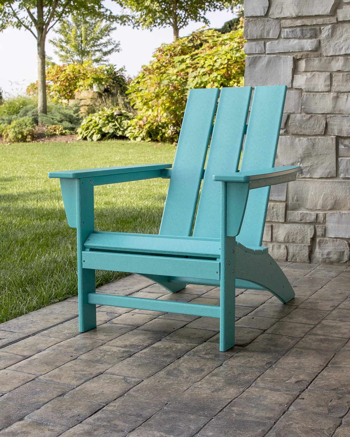 Navy Adirondack Chair & Side Table J27207