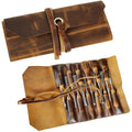 Leather Tool Roll Up Pouch V29864