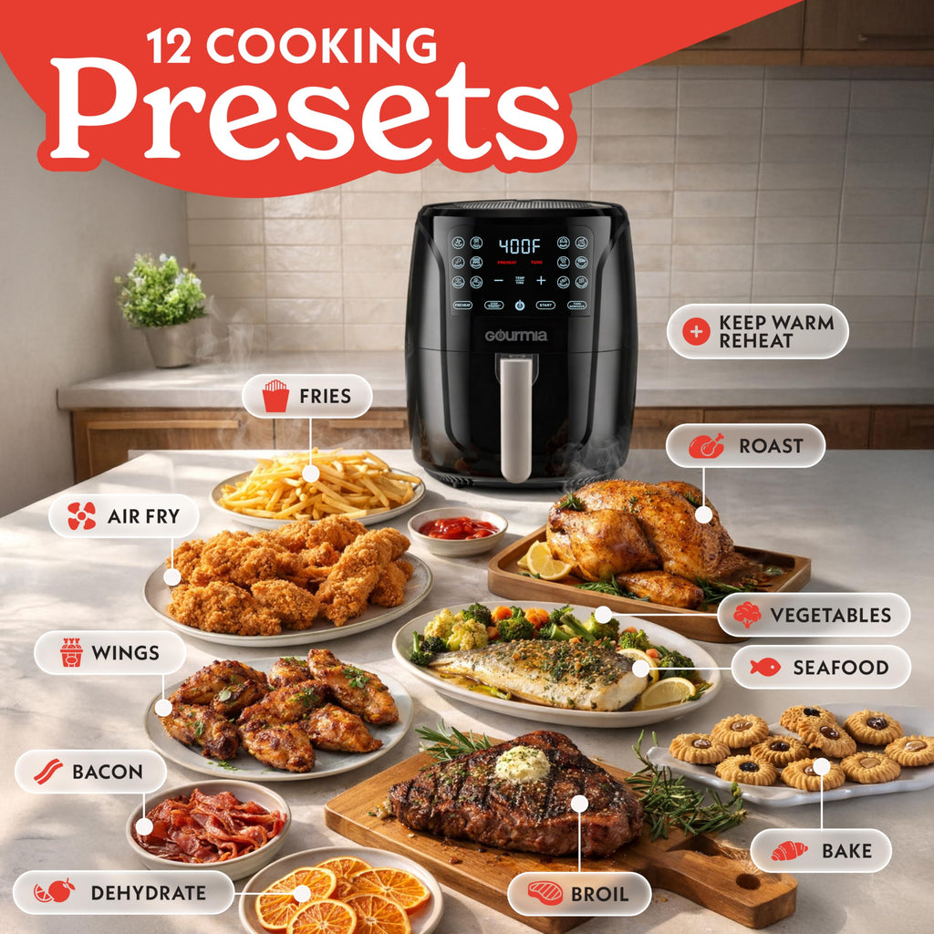 Black 6 Qt Air Fryer Q54381