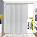 Adjustable Light Filtering Grey Panel Track Blinds Z74742