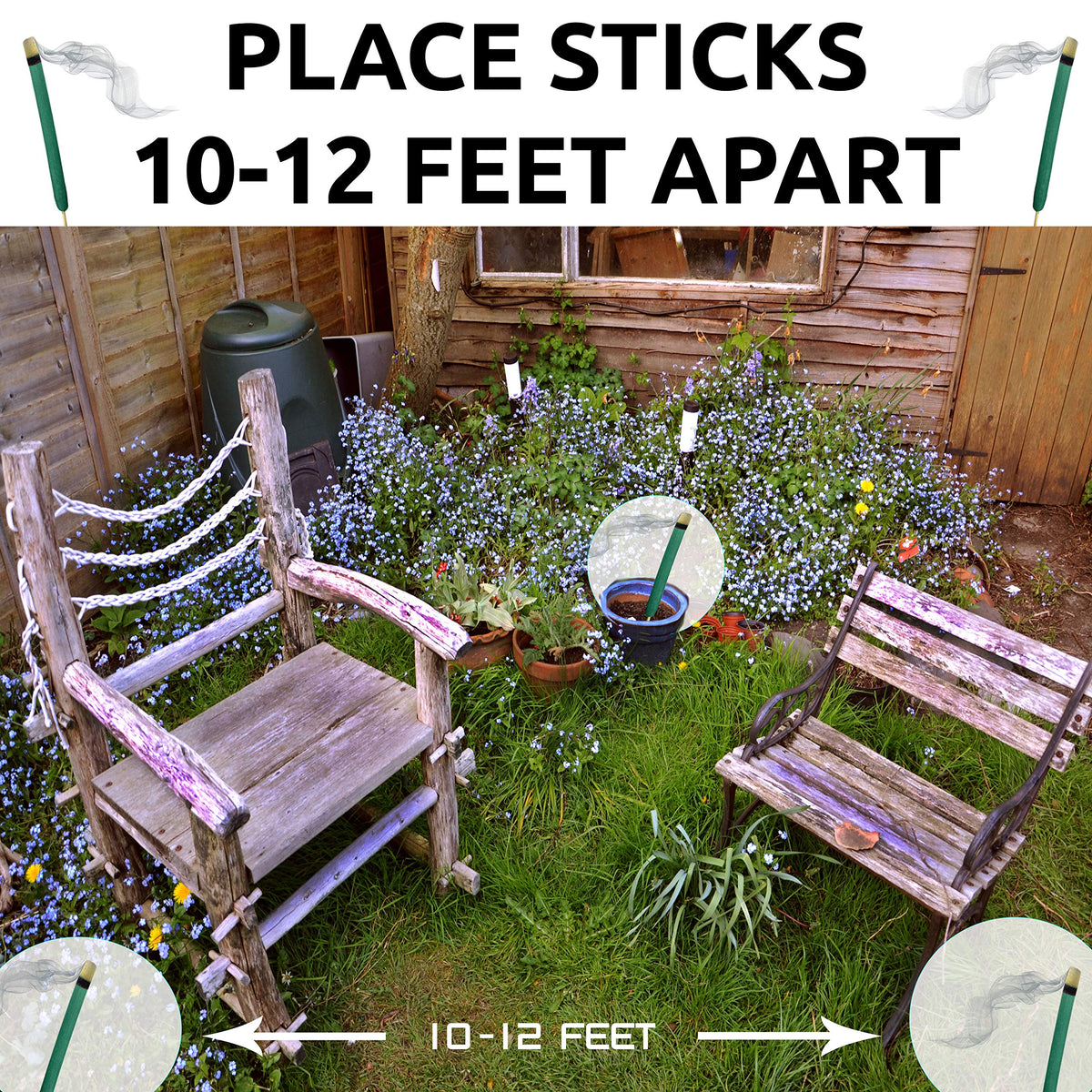 Mosquito Repellent Sticks 3 Pack K4333